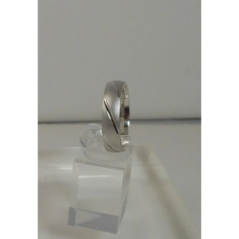 Handcrafted Diamond-Cut Wedding Band Ring | Vintage 925 Silver | Size 9.5 | 6.5g